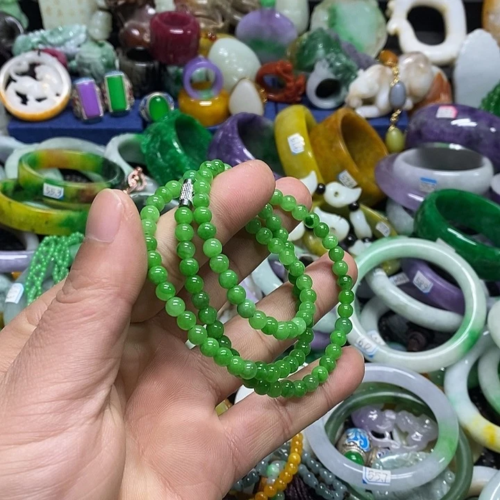 颈饰未镶嵌翡翠缅甸翡翠首饰配饰