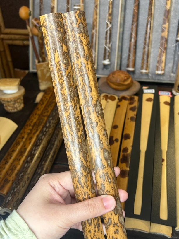 精品梅鹿竹折扇料
