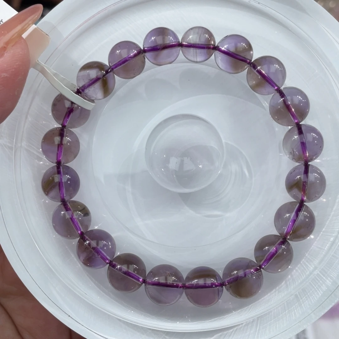 未镶嵌手串水晶008紫塔晶水晶9m+