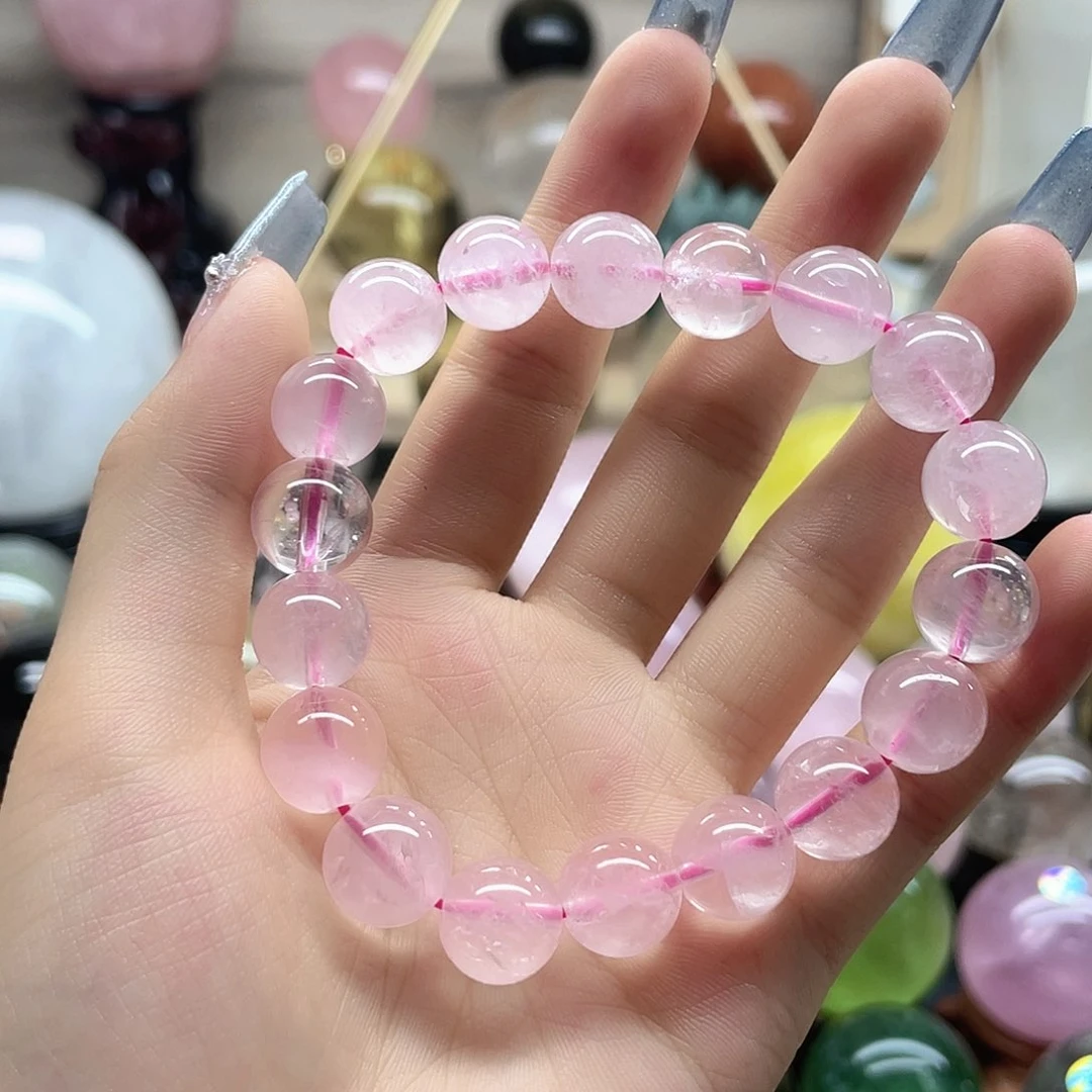 水晶珠宝半成品未镶嵌天然水晶手链