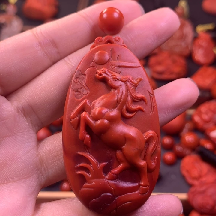 【闪购商品】南红玛瑙吊坠未镶嵌见*了