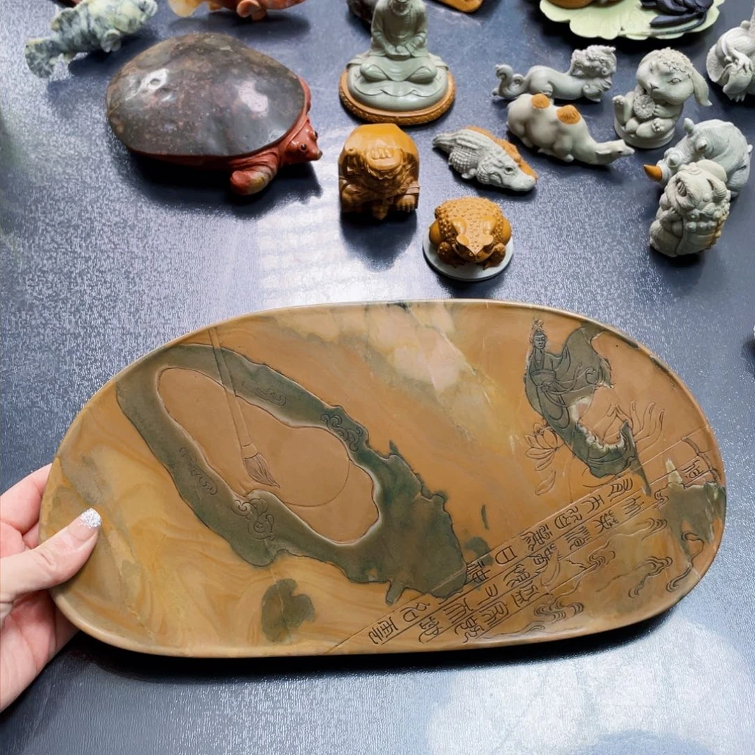 刻字干泡手工雕刻