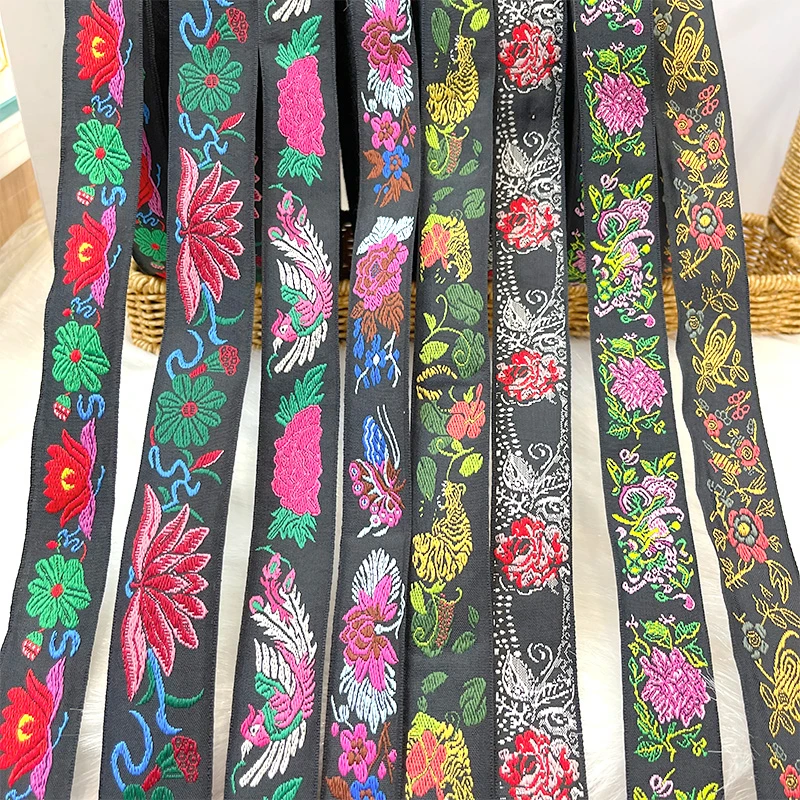 少数民族国风提花刺绣花边服装发饰手工DIY辅料