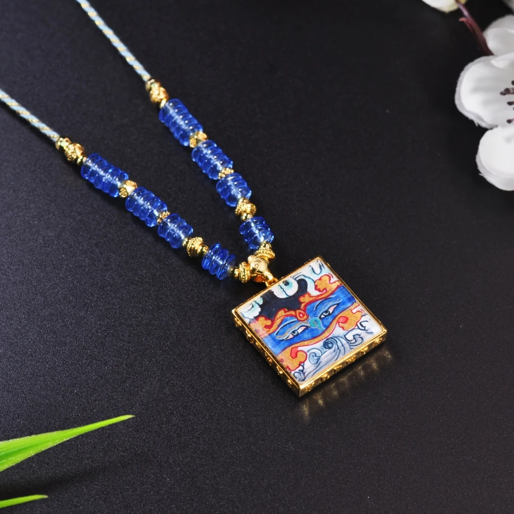 吊坠925银 【龙老板】925银药师F眼卡卡吊坠A0710121