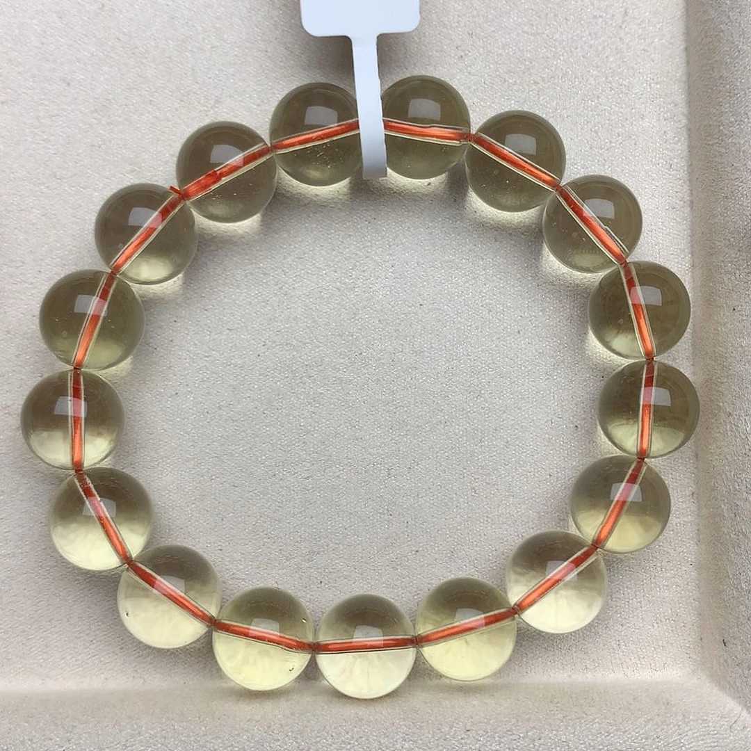 水晶手串未镶嵌巴西黄水晶