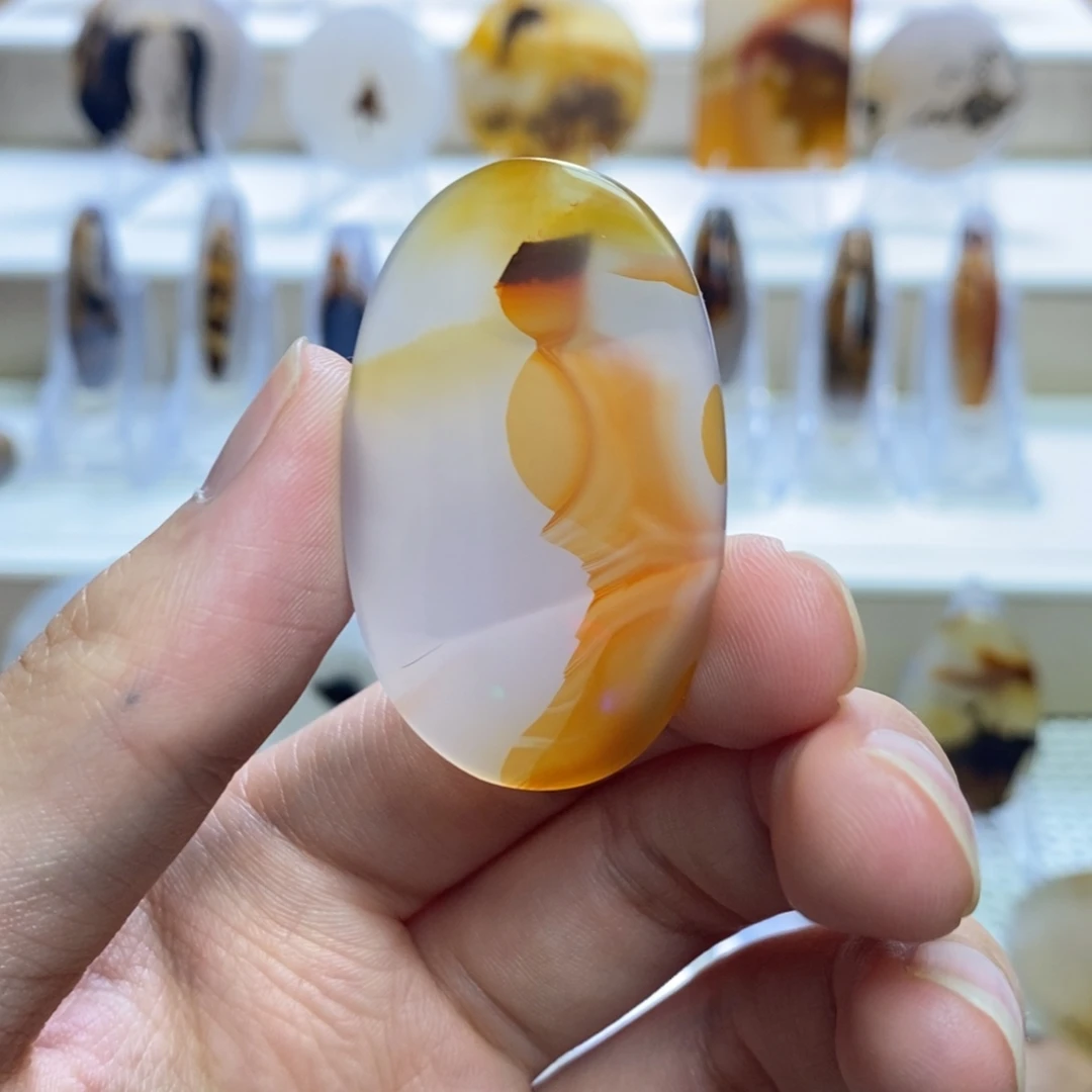 玛瑙/玉髓未镶嵌吊坠(不含链)