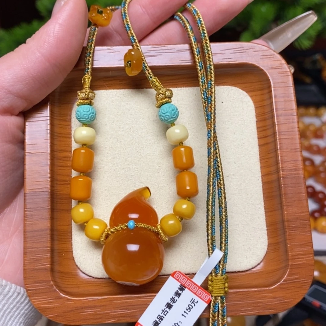 【闪购商品】蜜蜡颈饰未镶嵌项链