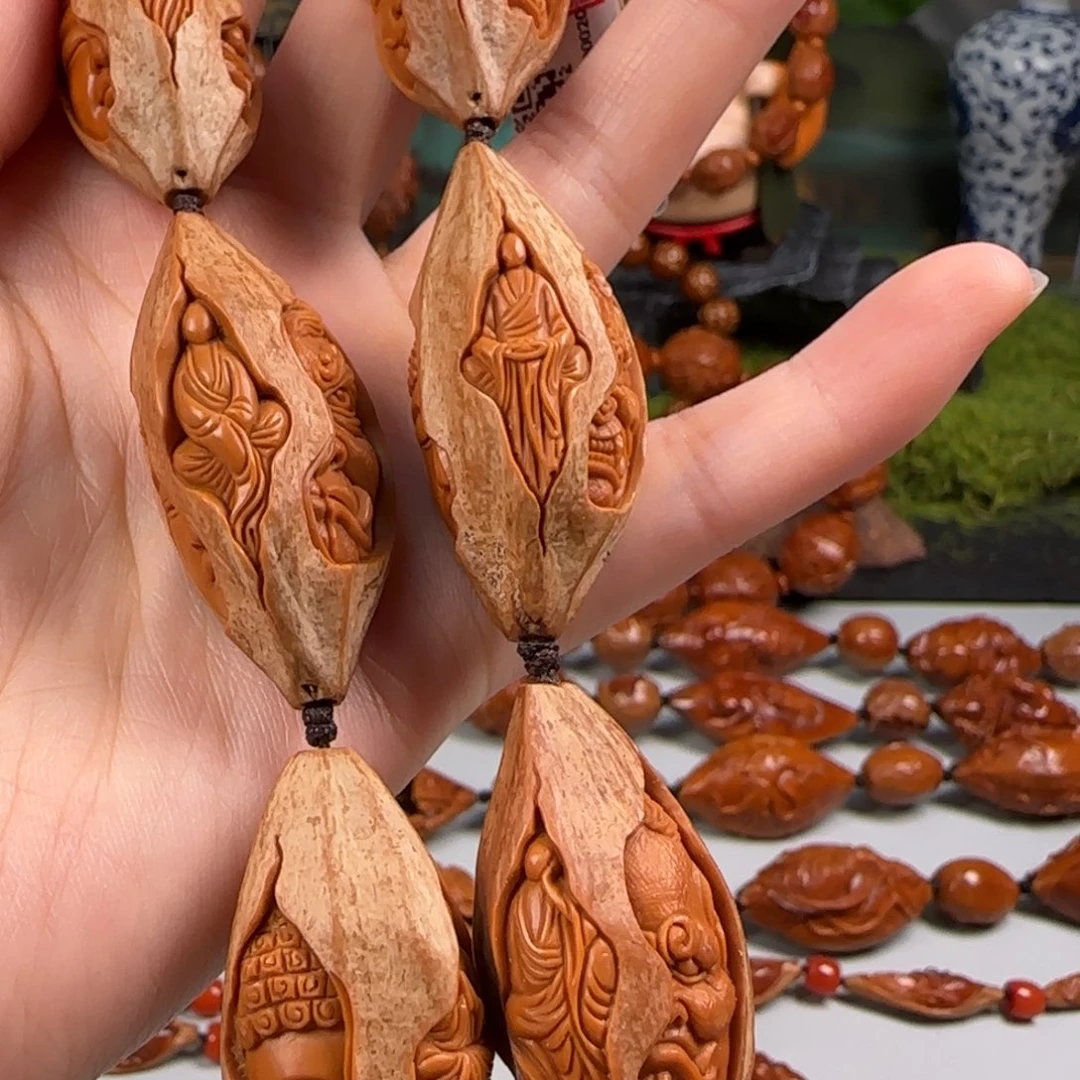 橄榄核手串/手链20一念心经无相佛手持