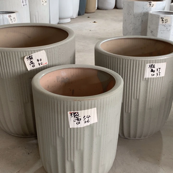 【闪购商品】高温陶瓷花盆默认瑕疵