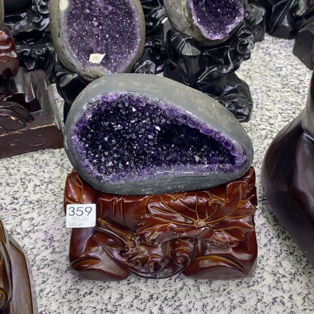 未镶嵌珠宝半成品紫晶359