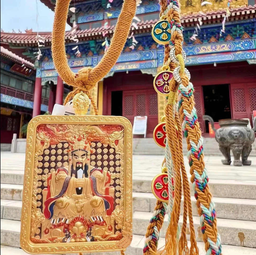 【观自在】五台双面佛十二生肖·手绘送编织绳文创