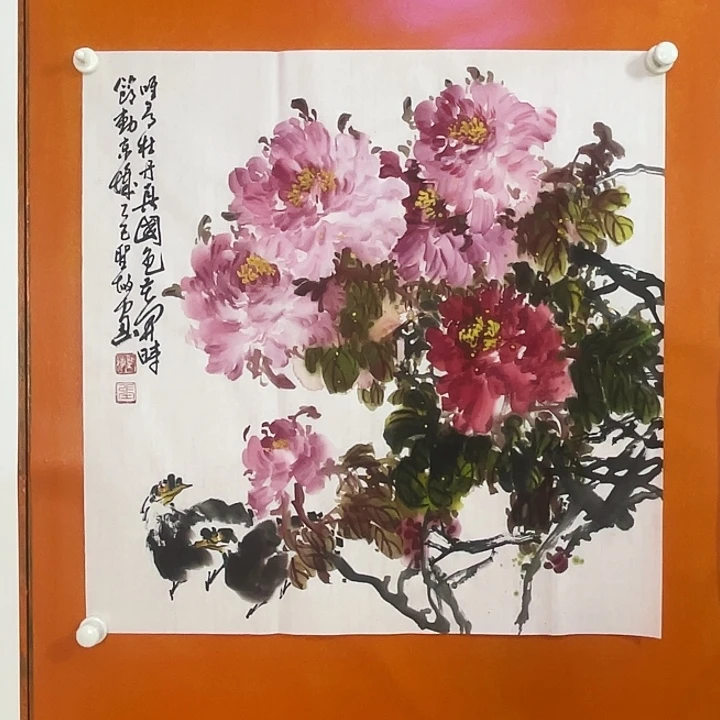 国画张圣敏先生纯手绘作品