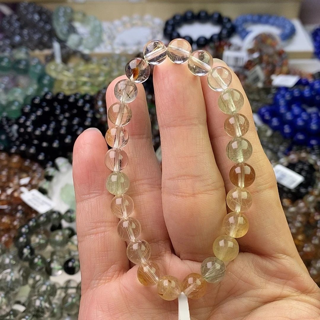 水晶手串未镶嵌小*吧卡8