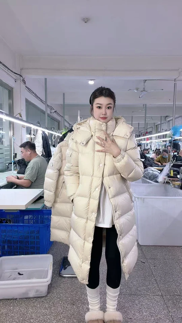 【熙米】2025冬季新款情侣款加长加厚男女同款大码羽绒服-607