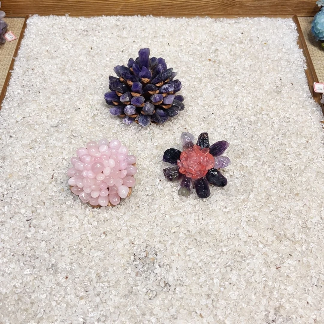 松塔干花摆件永生花