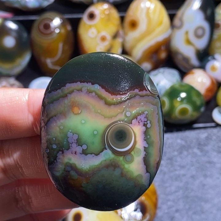 玛瑙/玉髓未镶嵌吊坠(不含链)187