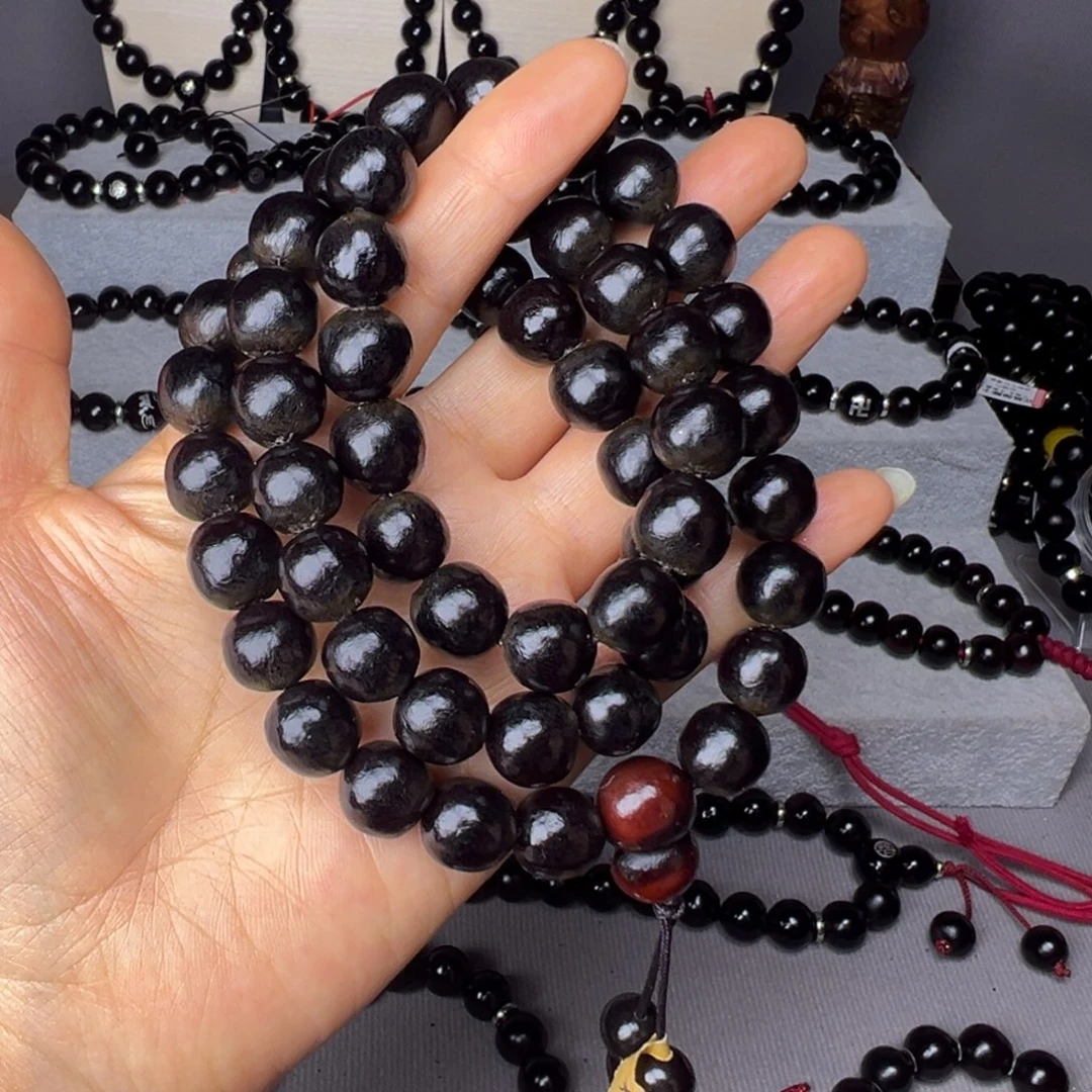 精品手持卡13毫米54颗籽黑色手持