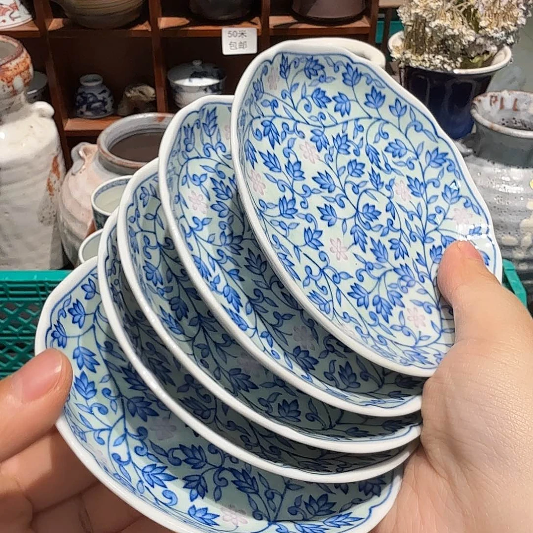 瓷片五十包邮散瓷非全新
