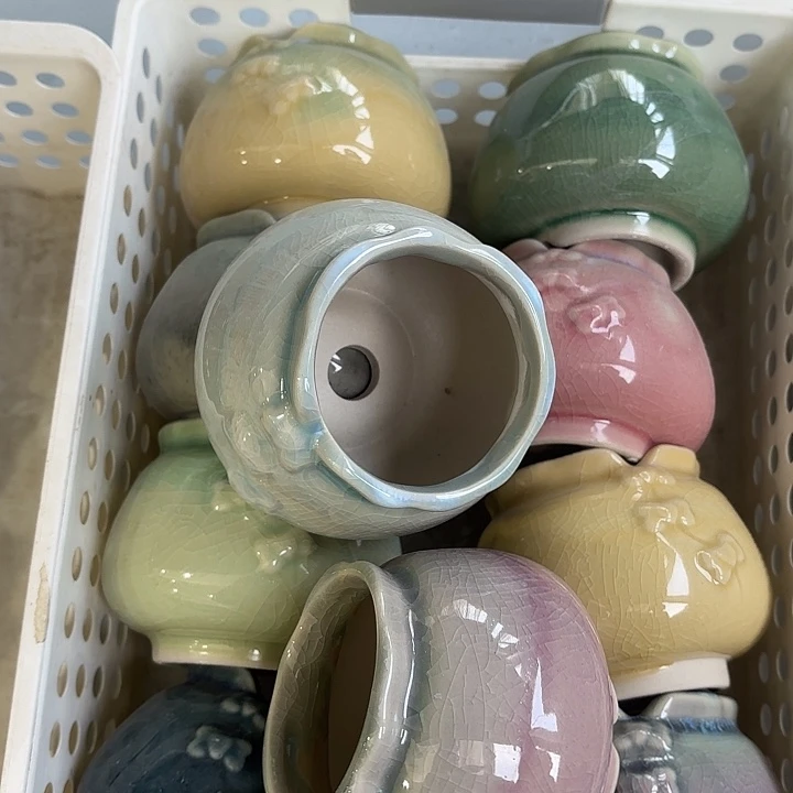 红陶发6个，非完美，介意慎拍。