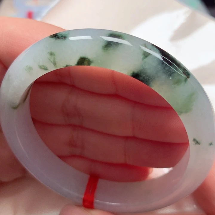 翡翠手镯未镶嵌冰飘花9⭐️