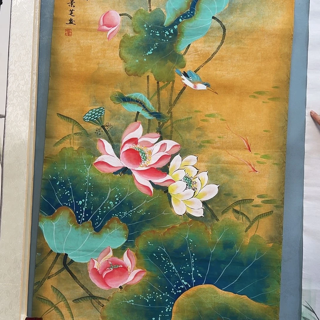 纯手绘国画作品好看