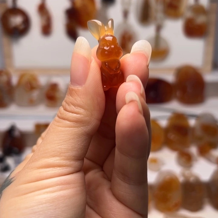玛瑙/玉髓合金吊坠