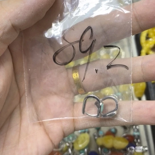 银S925镶嵌蜜蜡裸石多样性发货