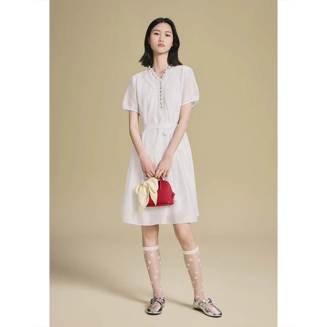 PSALTER/诗篇 气质减龄轻盈舒适 天丝连衣裙6C65205423