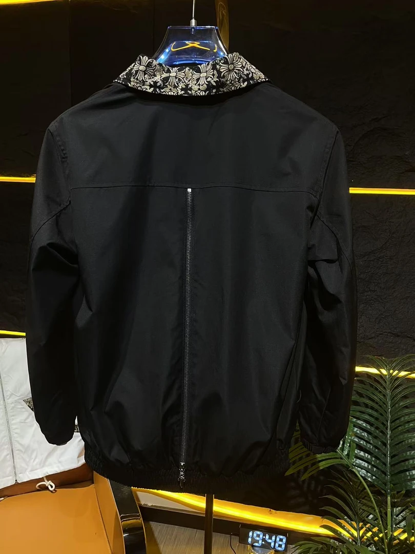 男装黑袋春秋季设计师夹克时尚户外潮流时尚