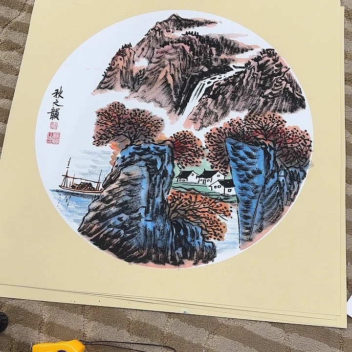 国画花鸟的翅膀和翅膀都是