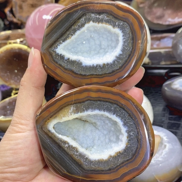 未镶嵌珠宝半成品水晶雪景啵啵盆