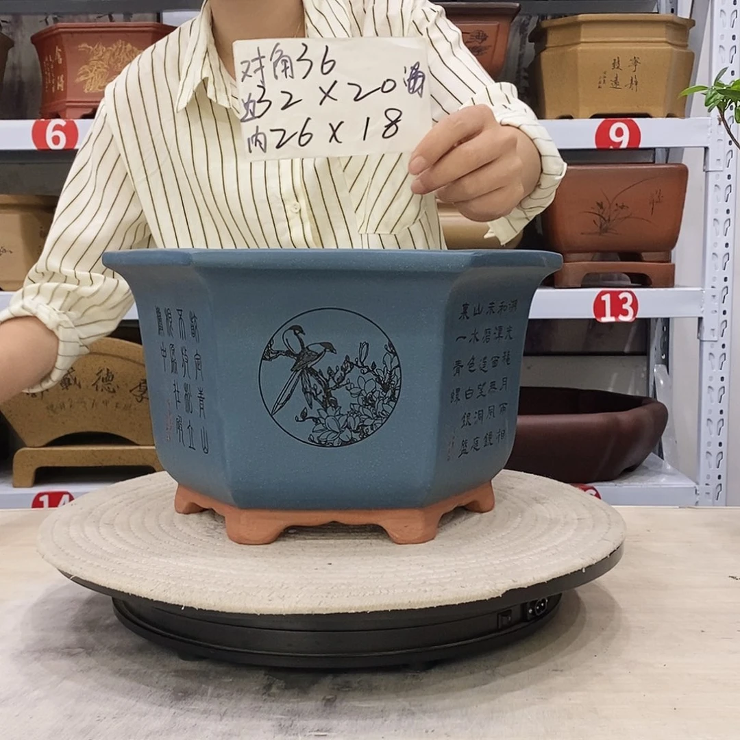 紫砂花盆紫砂花盆