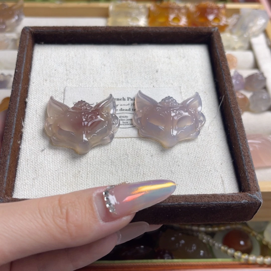 玛瑙/玉髓合金吊坠(不含链)