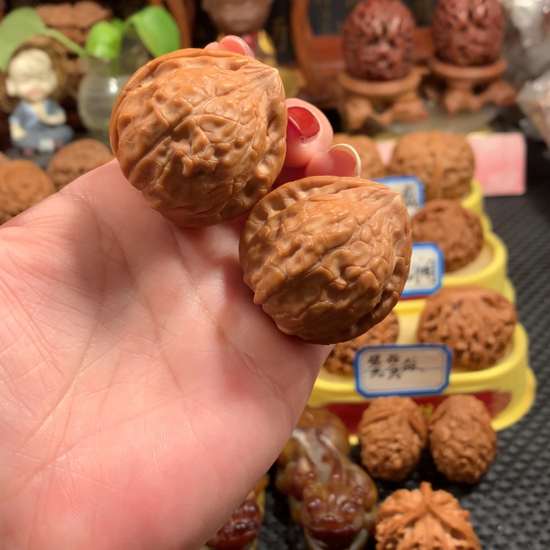 文玩核桃把件龟甲纹