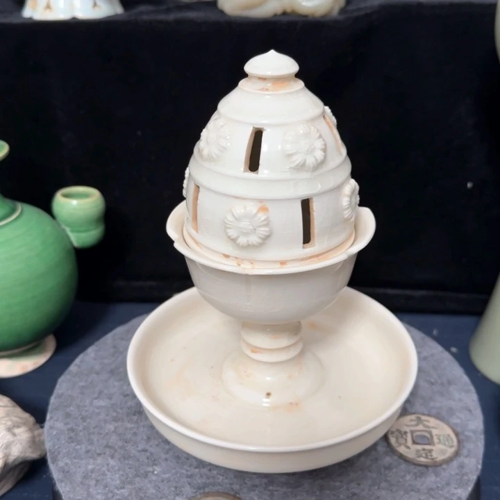 瓷片巩现窑瓷器摆件等工艺