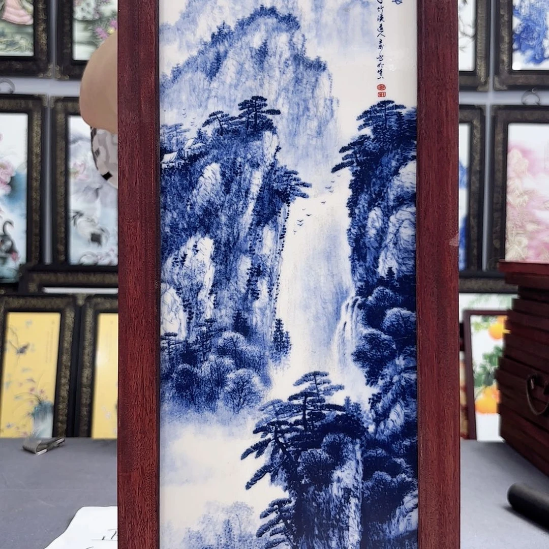 摆件景德镇陶瓷瓷板画