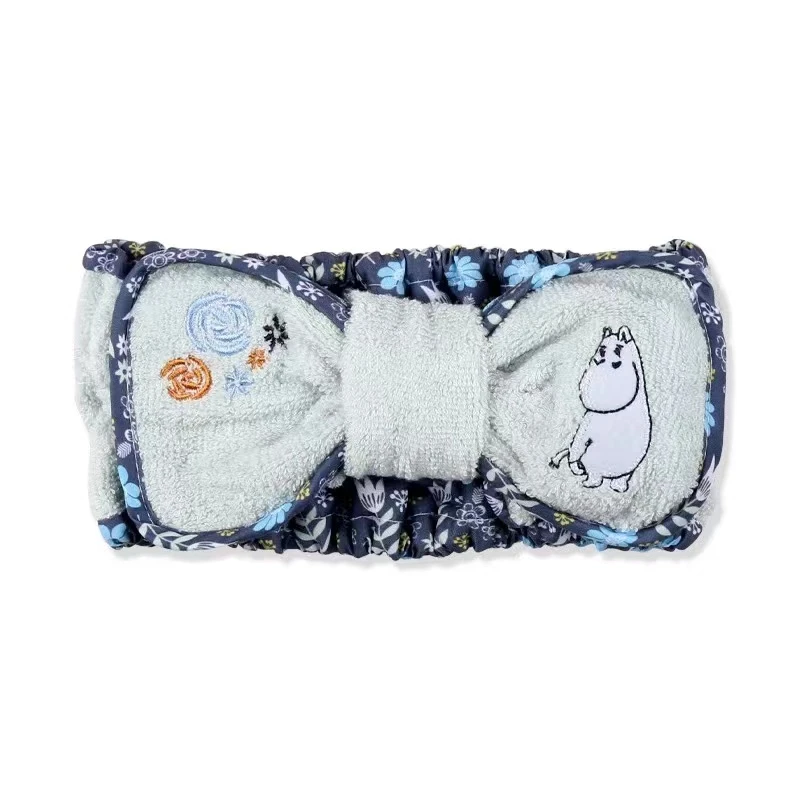 Z70 姆明提花绣花毛巾束发带美容