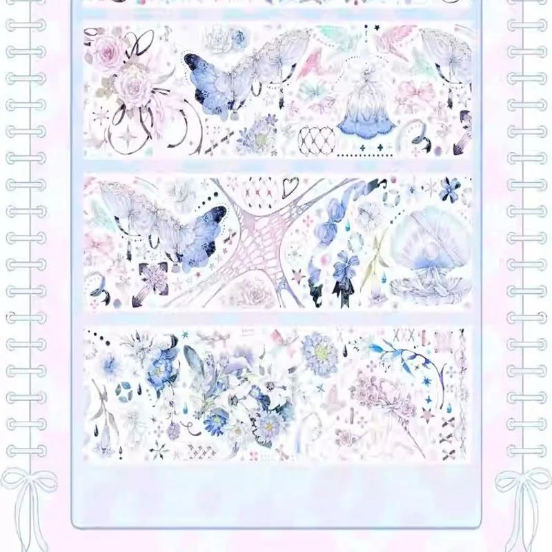 满18包邮xxstudio恋痕贝壳光分装特材拼贴贝壳光流麻手帐胶带装饰