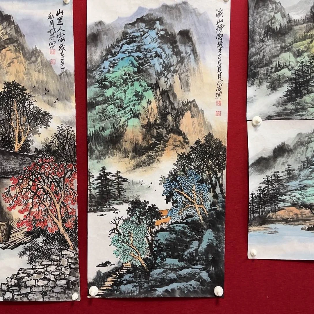 国画纯手绘国画作品