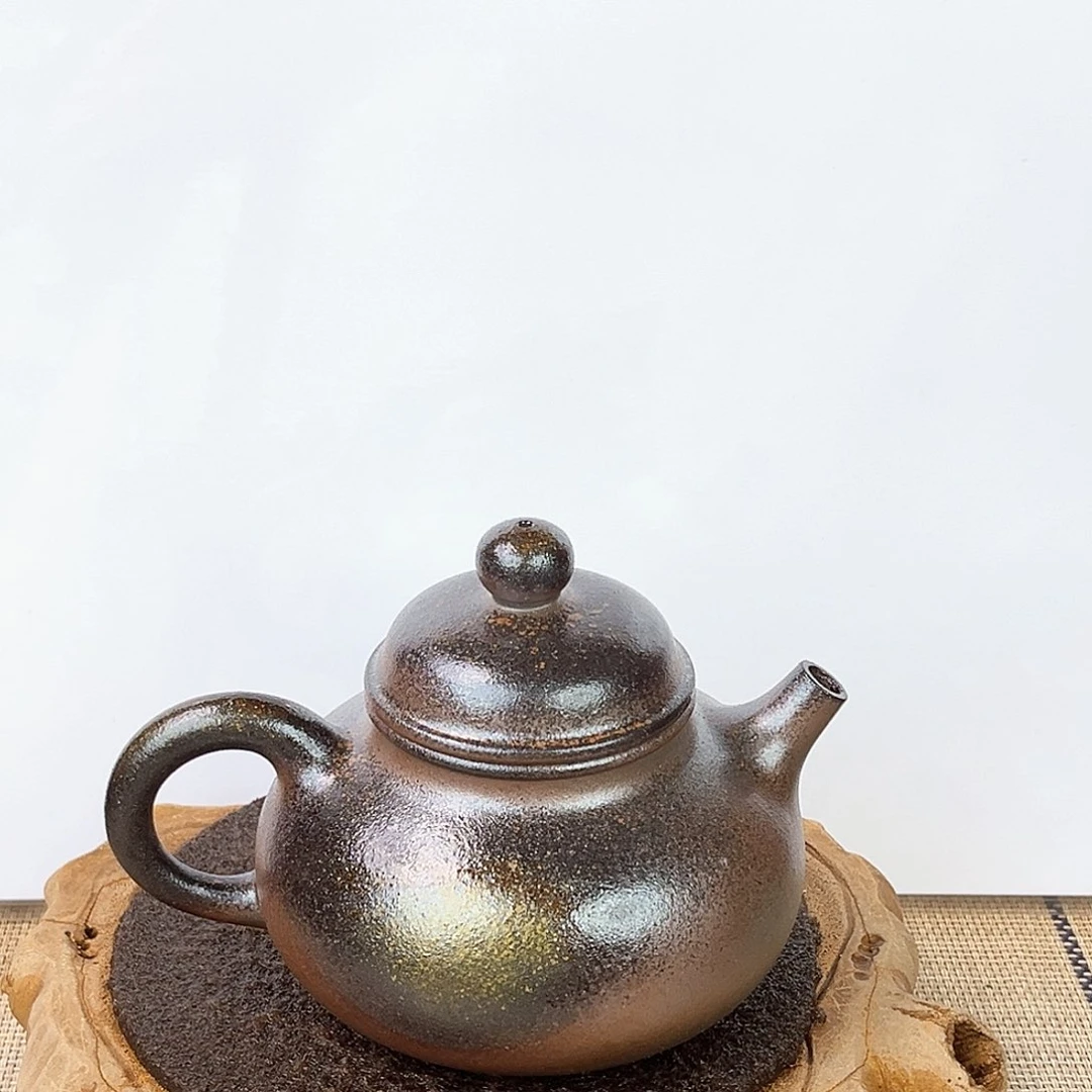 茶壶紫砂宜兴紫砂底槽清柴烧180c c