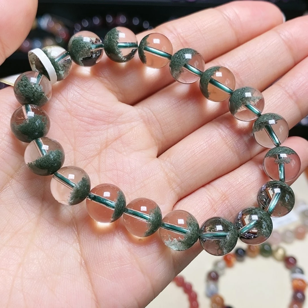水晶手串未镶嵌绿幽灵