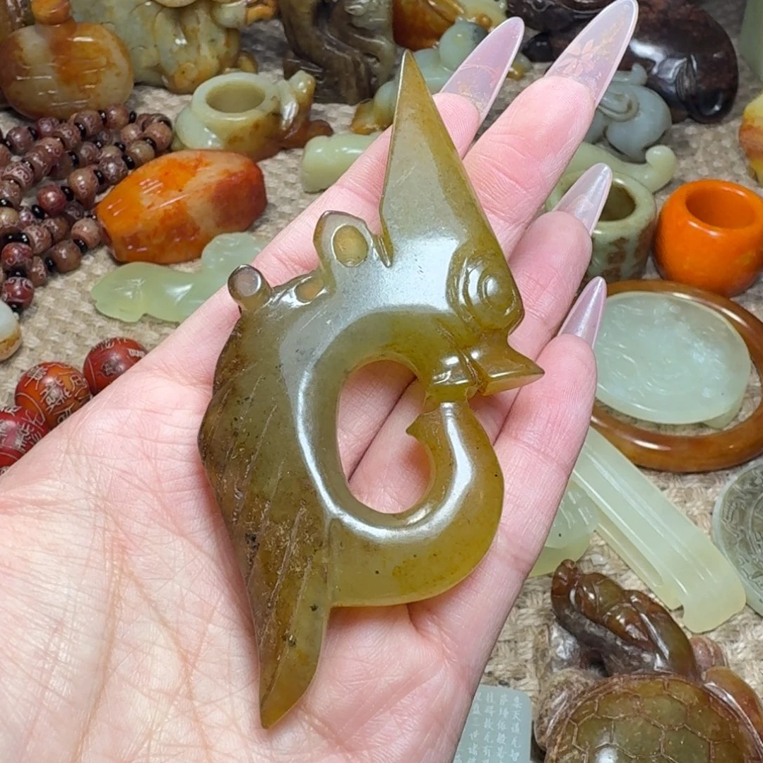 白玉菩提吊坠挂件