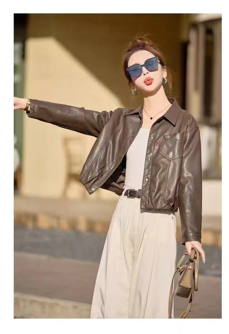 963（皮衣）小个子特色洋气很软皮衣