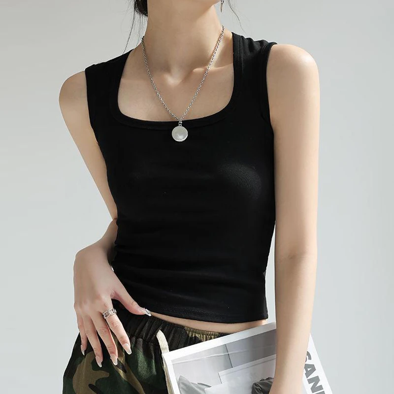 RIGHT POSE/右姿吊带背心女款夏季2025外穿遮副乳内搭美背打底衫