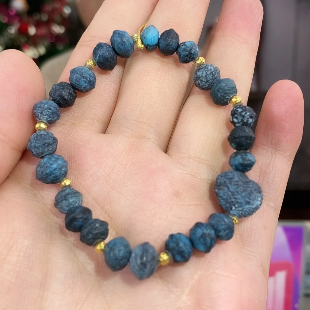 绿松石18K金镶嵌珠宝奇石