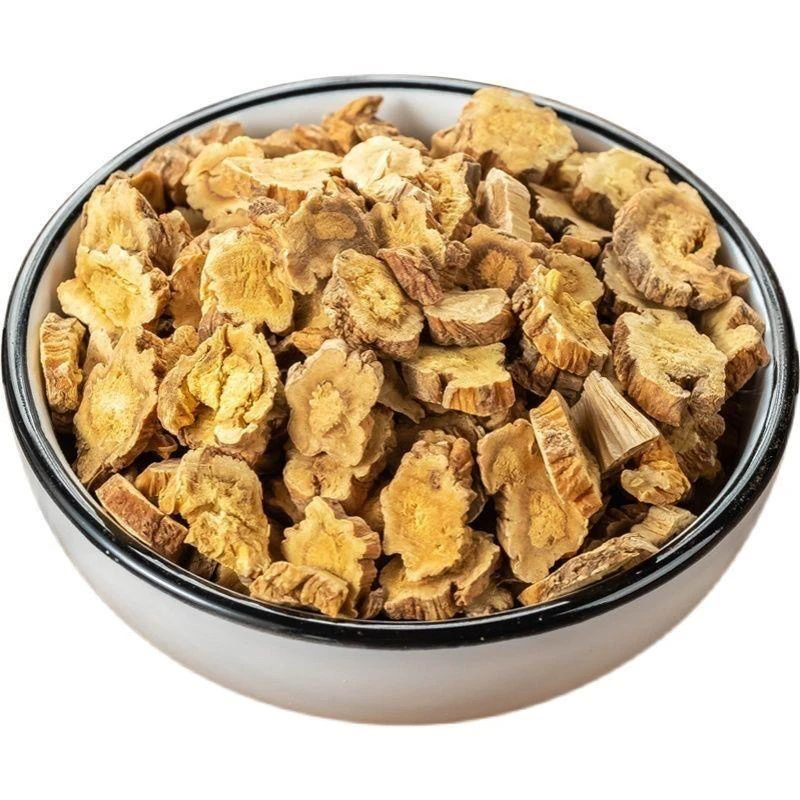 秦艽大片云南多年生秦艽晾晒新货小段切片