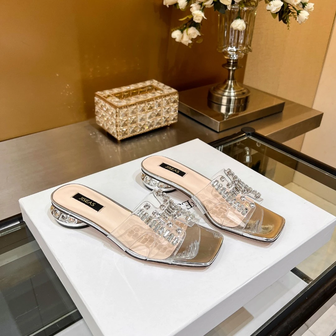 春夏闪钻拖鞋百搭夏季外穿气质凉拖13B1010