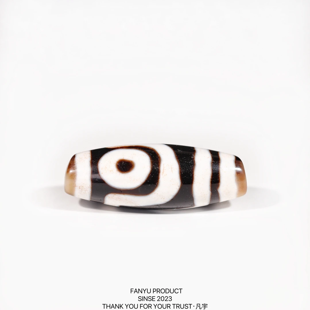 凡宇出品·台珠行运任晓潘臻品爆砂如意二眼天珠锁骨链男女款轻奢