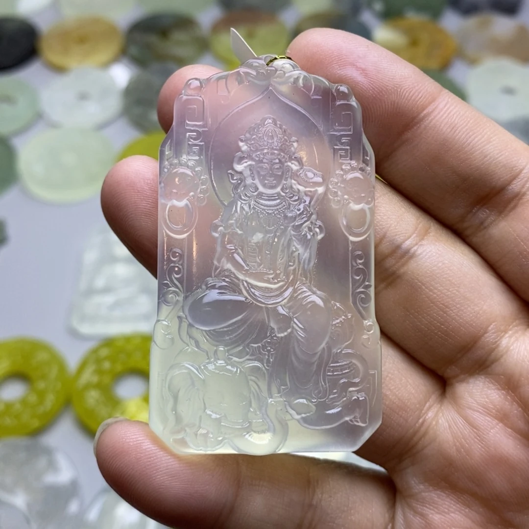 蛇纹石玉颈饰未镶嵌十**终