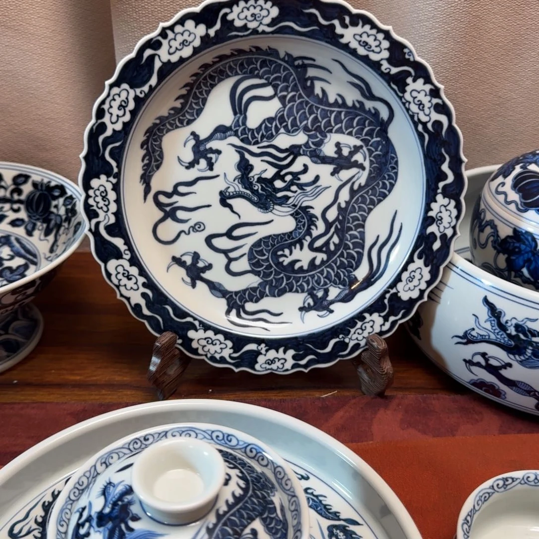 陶摆件手工手绘景德镇陶瓷